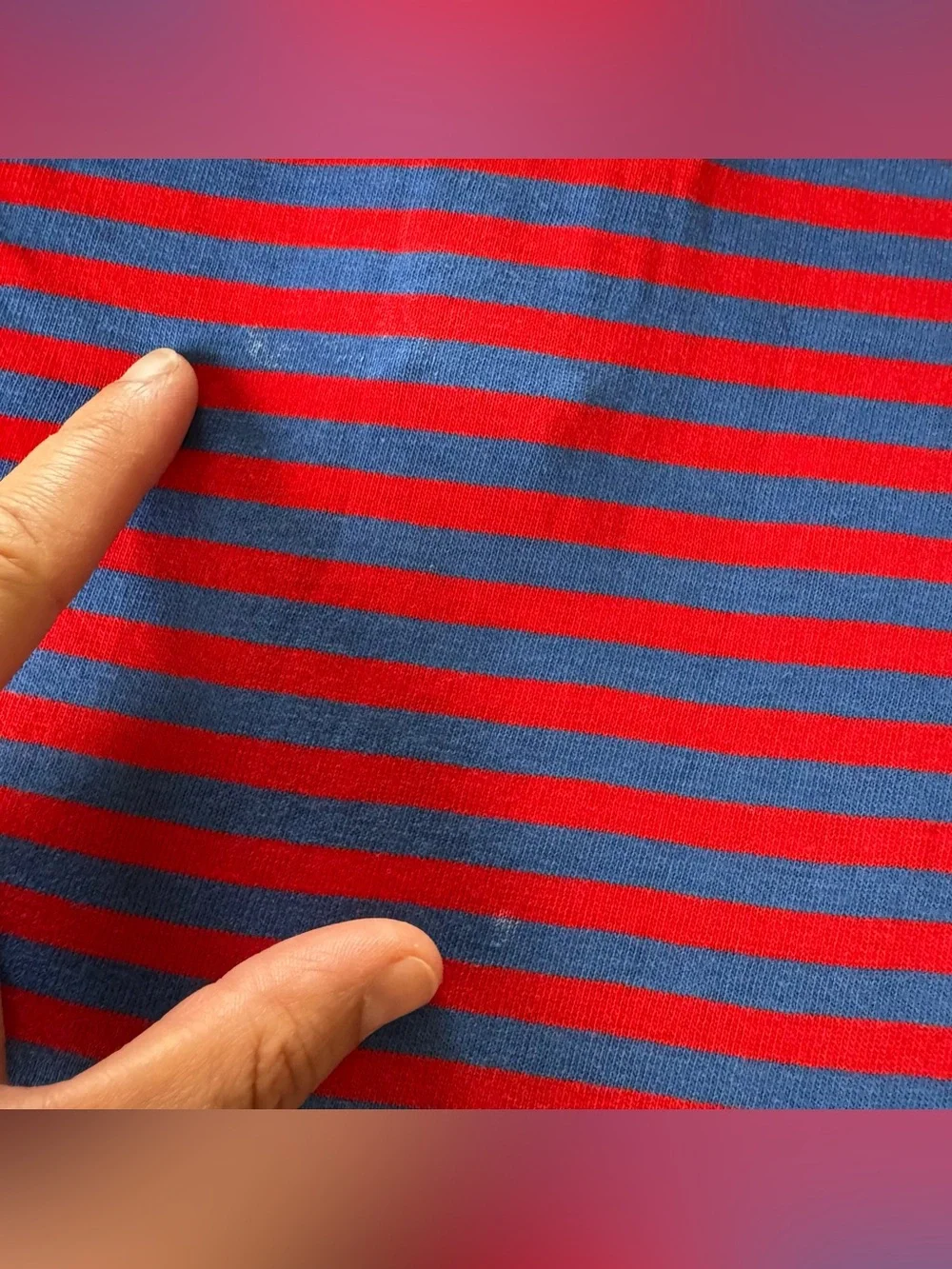 Vtg Oshkosh Striped Polo Shirt Top Blue Red Kidcore Preppy Classic 2T